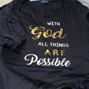 Scarlett Black Long Sleeve Shirt Size 1X